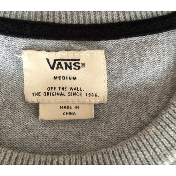 Vans grey sweater in size Medium - Picture 2 of 9